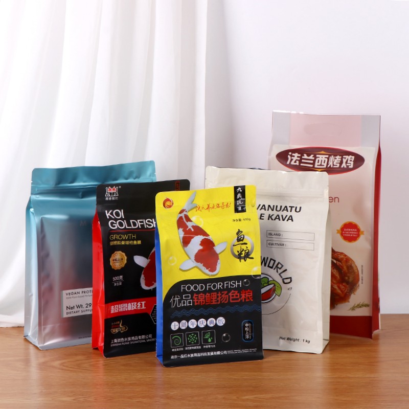 Fish Food Flat Bottom Bag