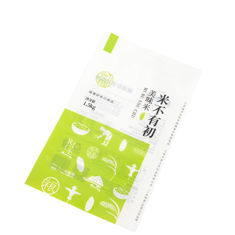 Rice Plastic Handle Bag